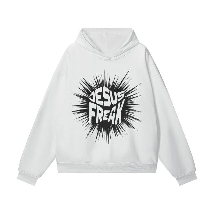 Jesus Freak Light Hidden Pocket Fleece Hoodie