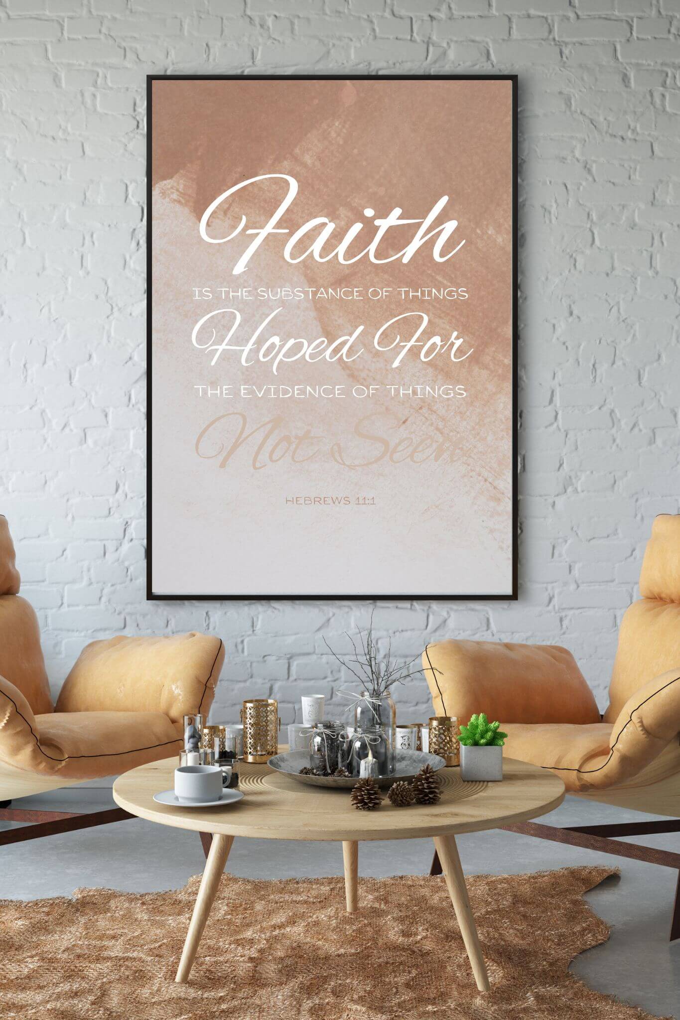 Faith Unseen, Tan Ombre, Hebrews 11