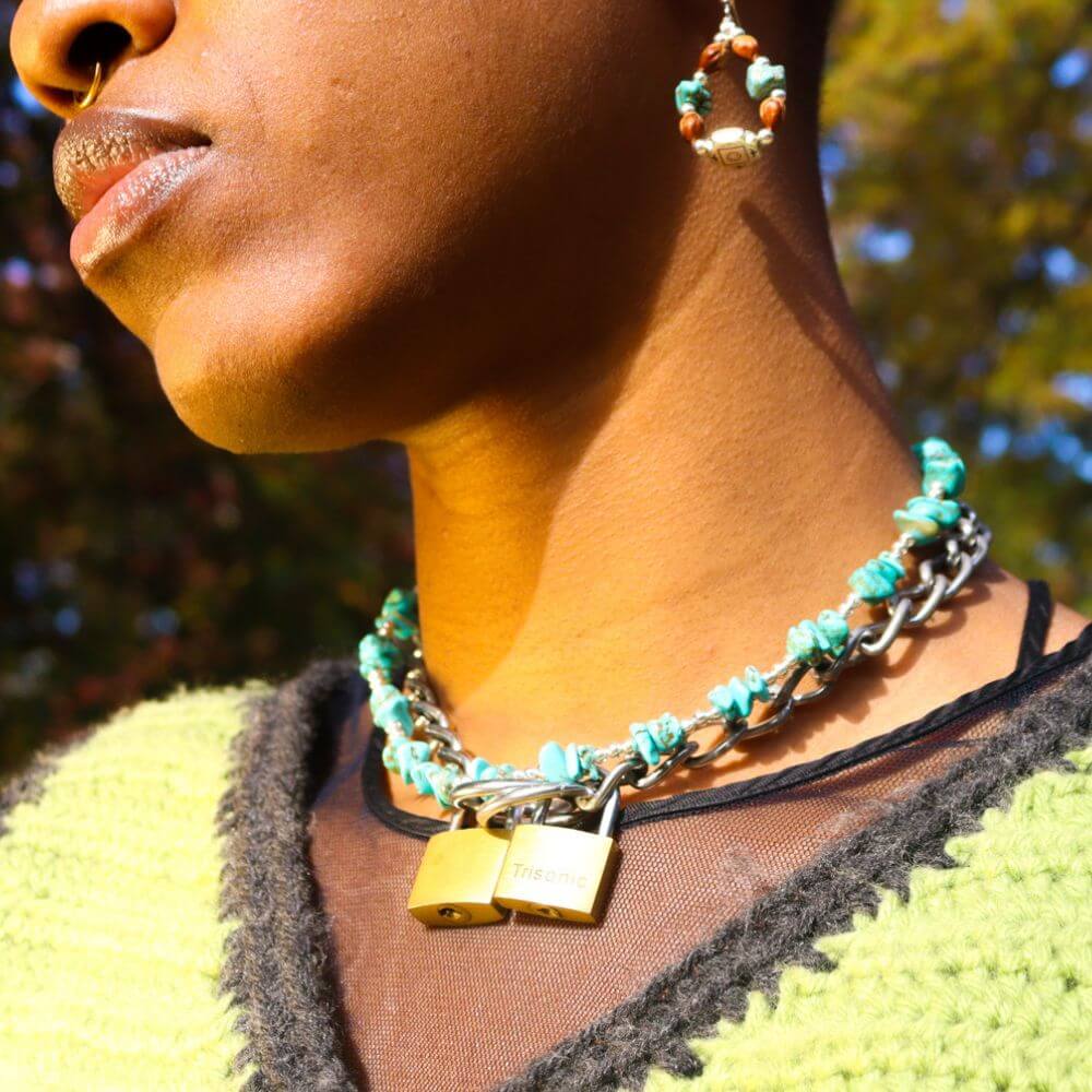 Earthy Turquoise Be Still Earrings
