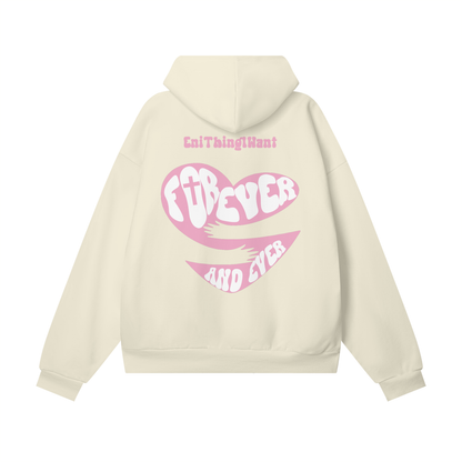 God Is My Valentine (Pink) Hidden Pocket Fleece Hoodie