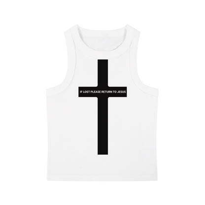 (Pre-Order) Cotton The Prodigal  White Tank Top