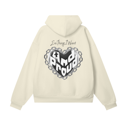 Jesus Lover (Light) Hidden Pocket Fleece Hoodie