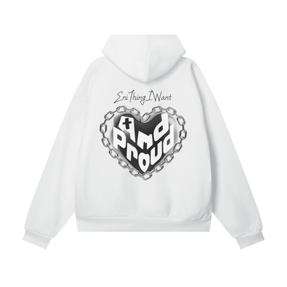 Jesus Lover (Light) Hidden Pocket Fleece Hoodie