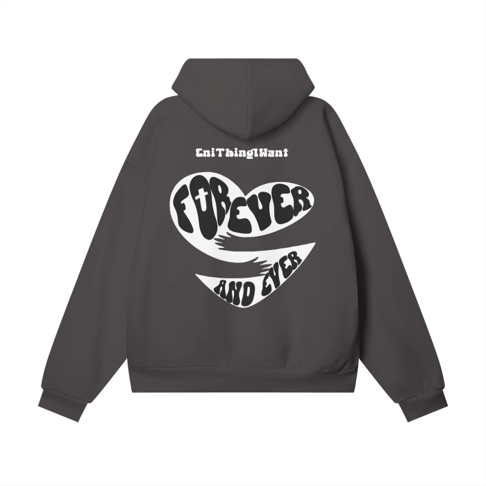 God Bestie (Dark) Hidden Pocket Fleece Hoodie