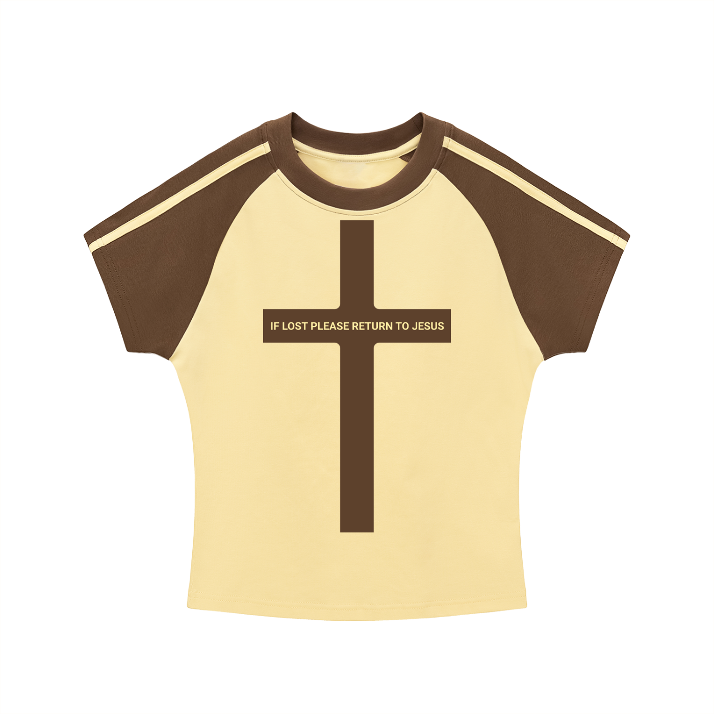 (Pre-Order) The Prodigal Brown & Yellow Contrast Top
