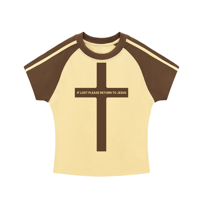 (Pre-Order) The Prodigal Brown & Yellow Contrast Top