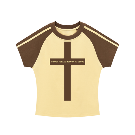 (Pre-Order) The Prodigal Brown & Yellow Contrast Top