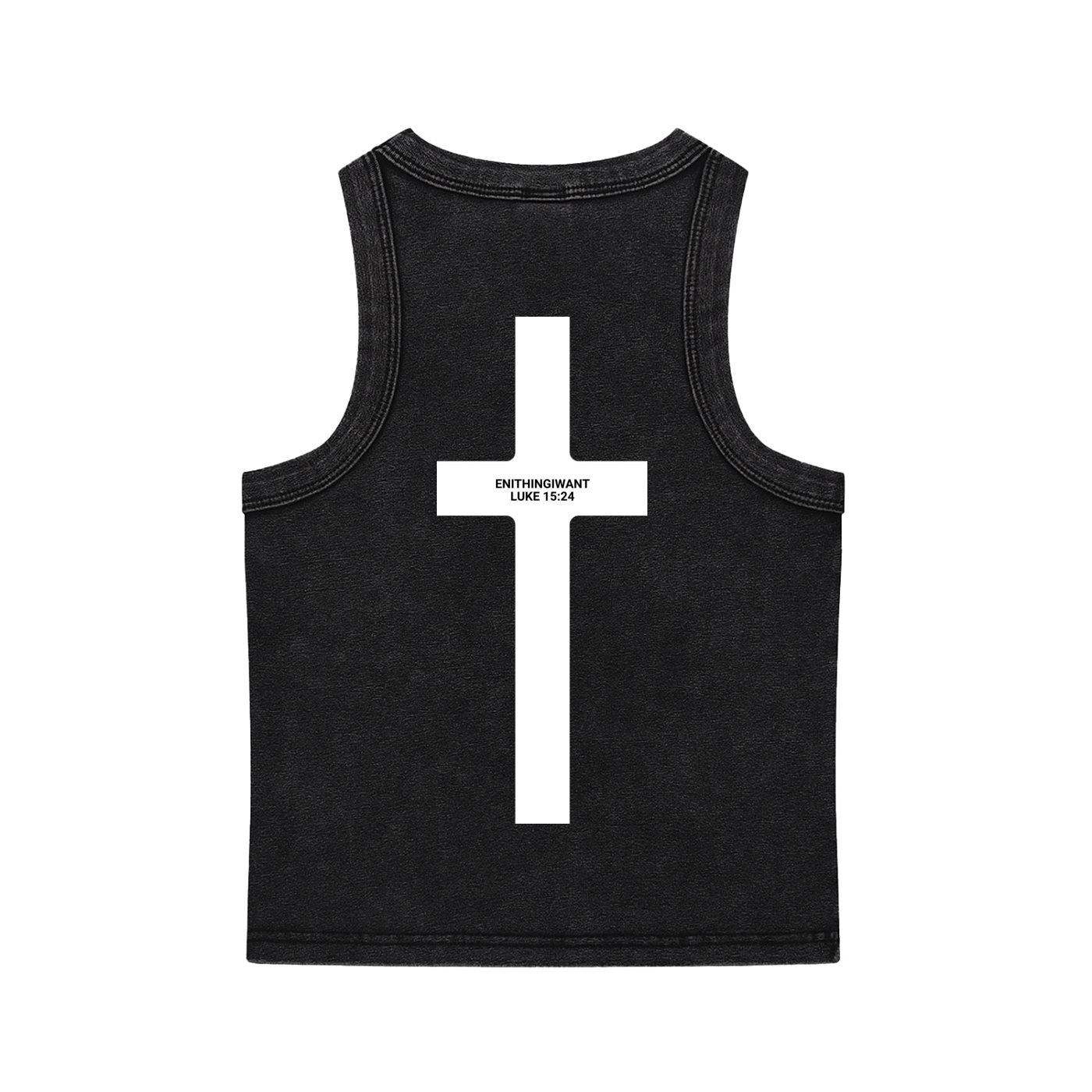 (Pre-Order) Cotton The Prodigal  Black Tank Top