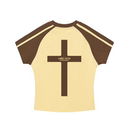 (Pre-Order) The Prodigal Brown & Yellow Contrast Top