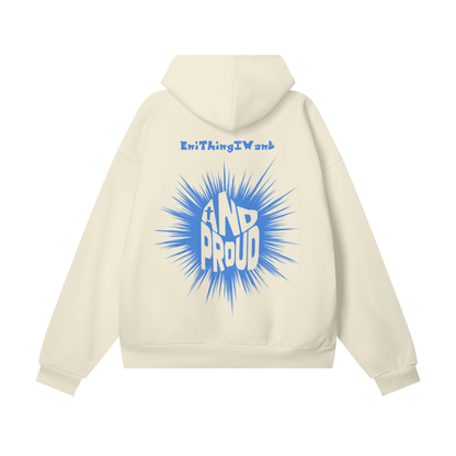 Jesus Freak Blue (Light) Hidden Pocket Fleece Hoodie