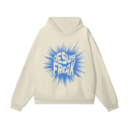 Jesus Freak Blue (Light) Hidden Pocket Fleece Hoodie