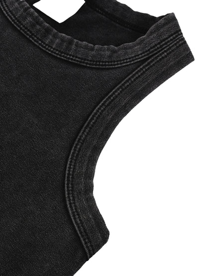 (Pre-Order) Cotton The Prodigal  Black Tank Top